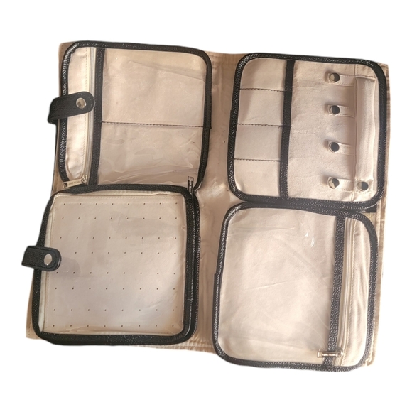 Ming Wang Pebbled Vegan Leather Travel Bag - Picture 4 of 6